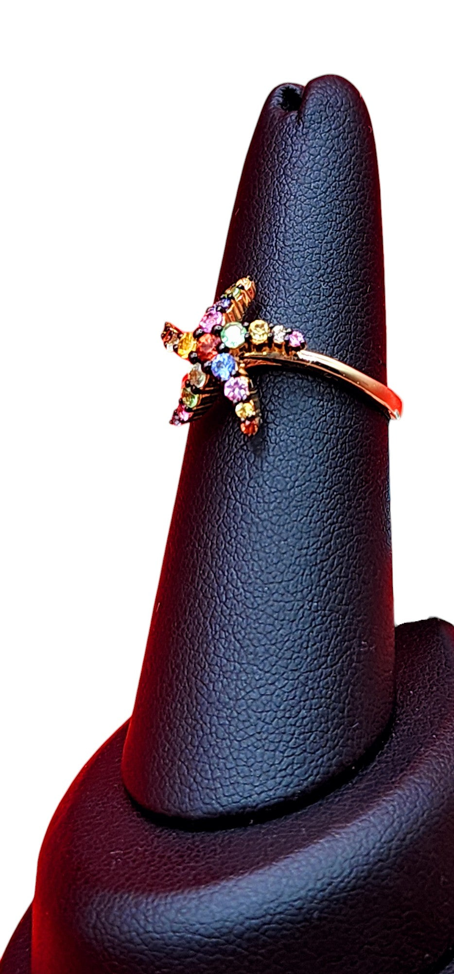 14KT Yellow Gold .65cttw Multi-color Sapphire Effy Ring