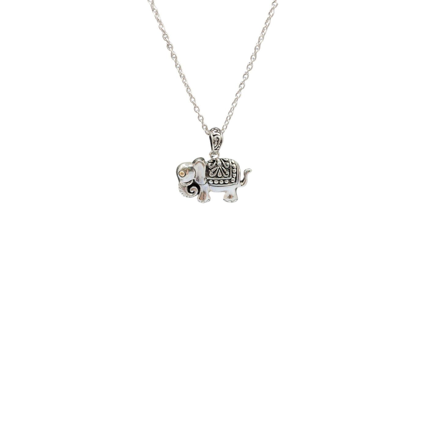 Silver Pendants 18" Collection Lucky Elephant Pendant
