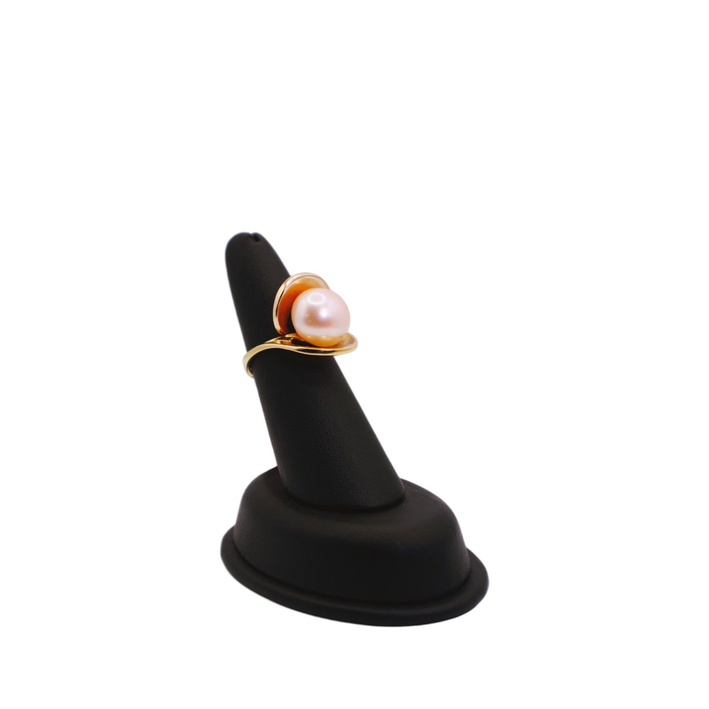 18KT Yellow Gold/ Yellow 12.5mm Clam FWP Pearl Ring