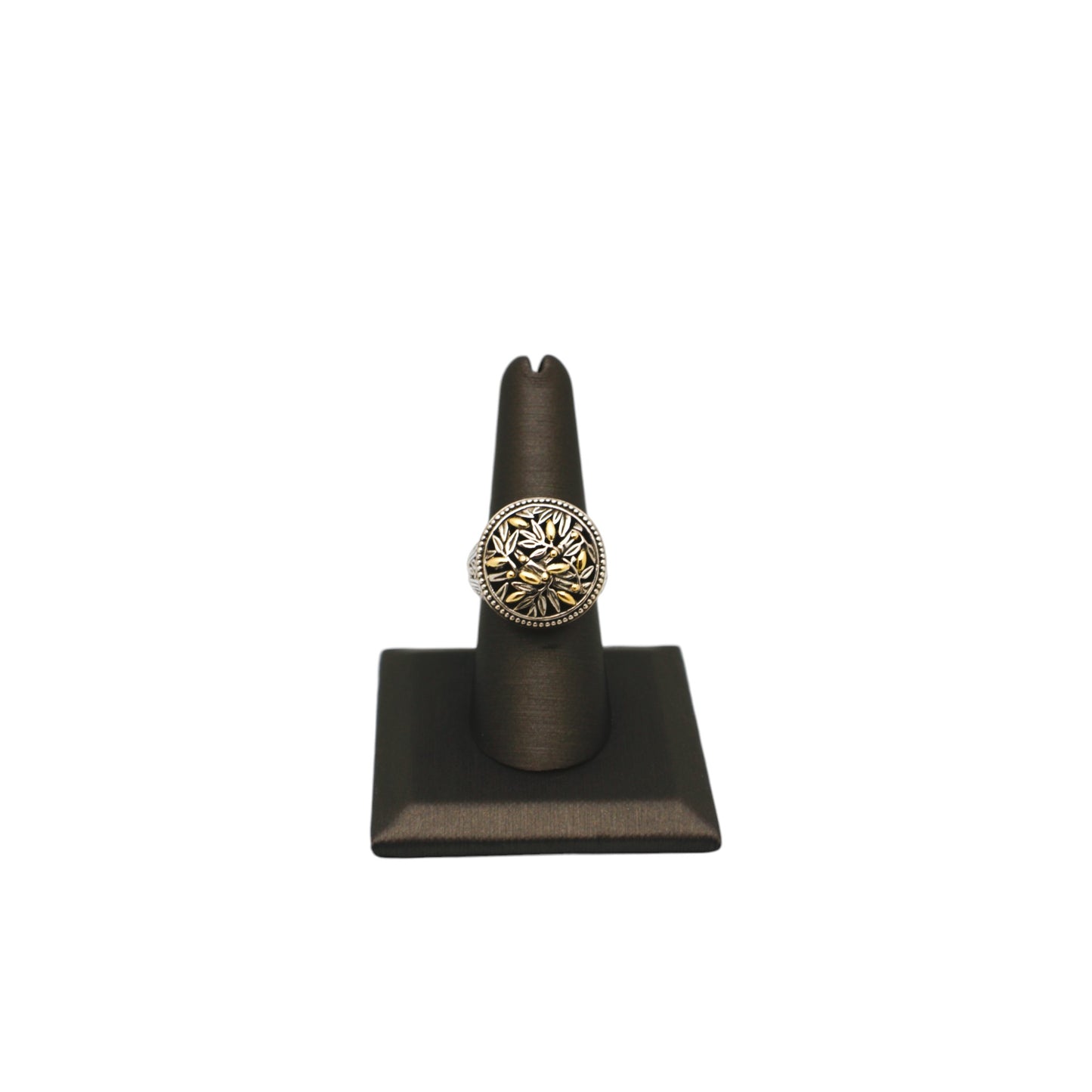 Bali Silver Collection W/18KT Gold Leaf Bali Ring
