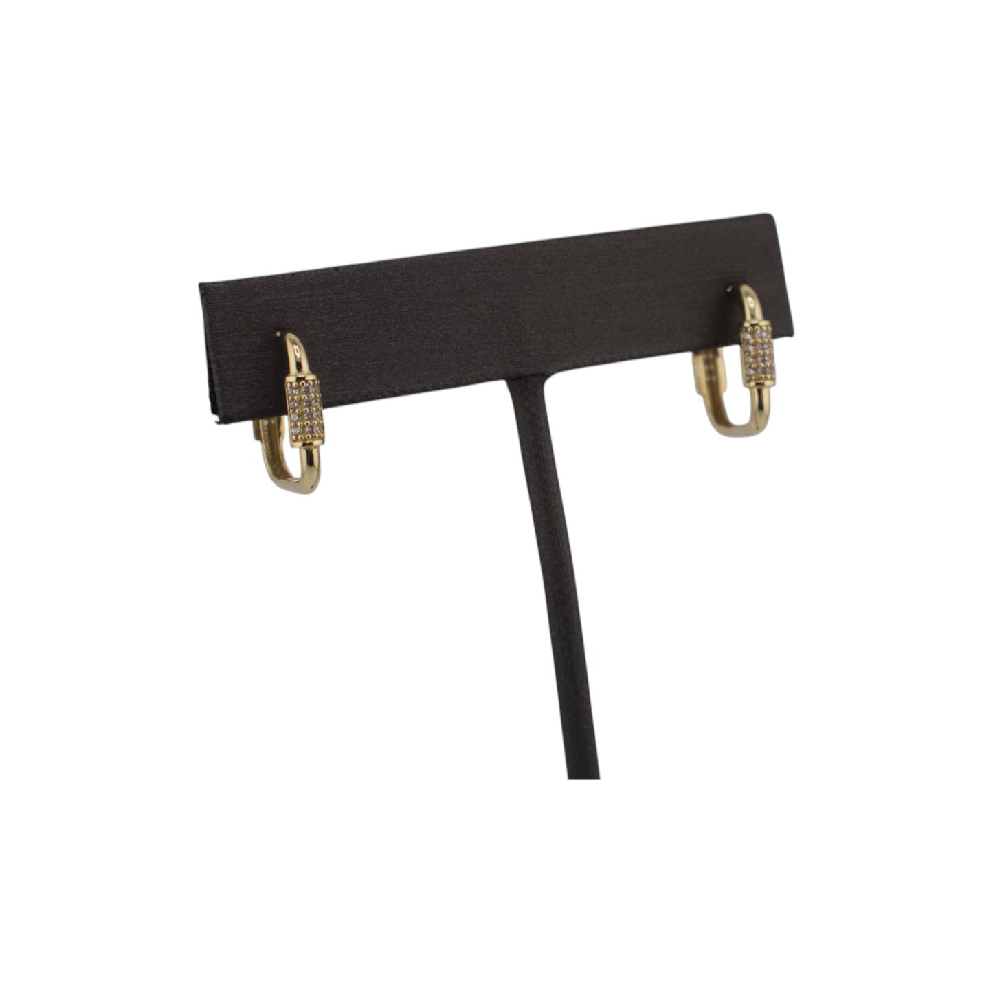 14KT Yellow Gold Square Style Hoops 12.mm Earrings