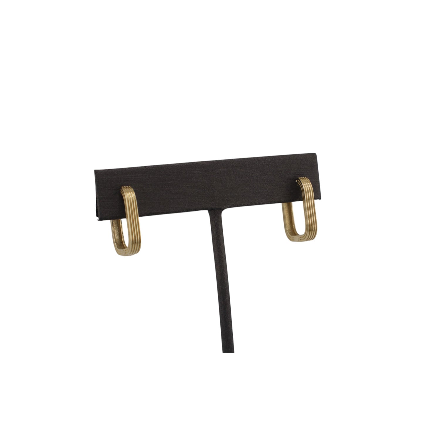 14KT Yellow Gold Square 15mm Hoops Earrings