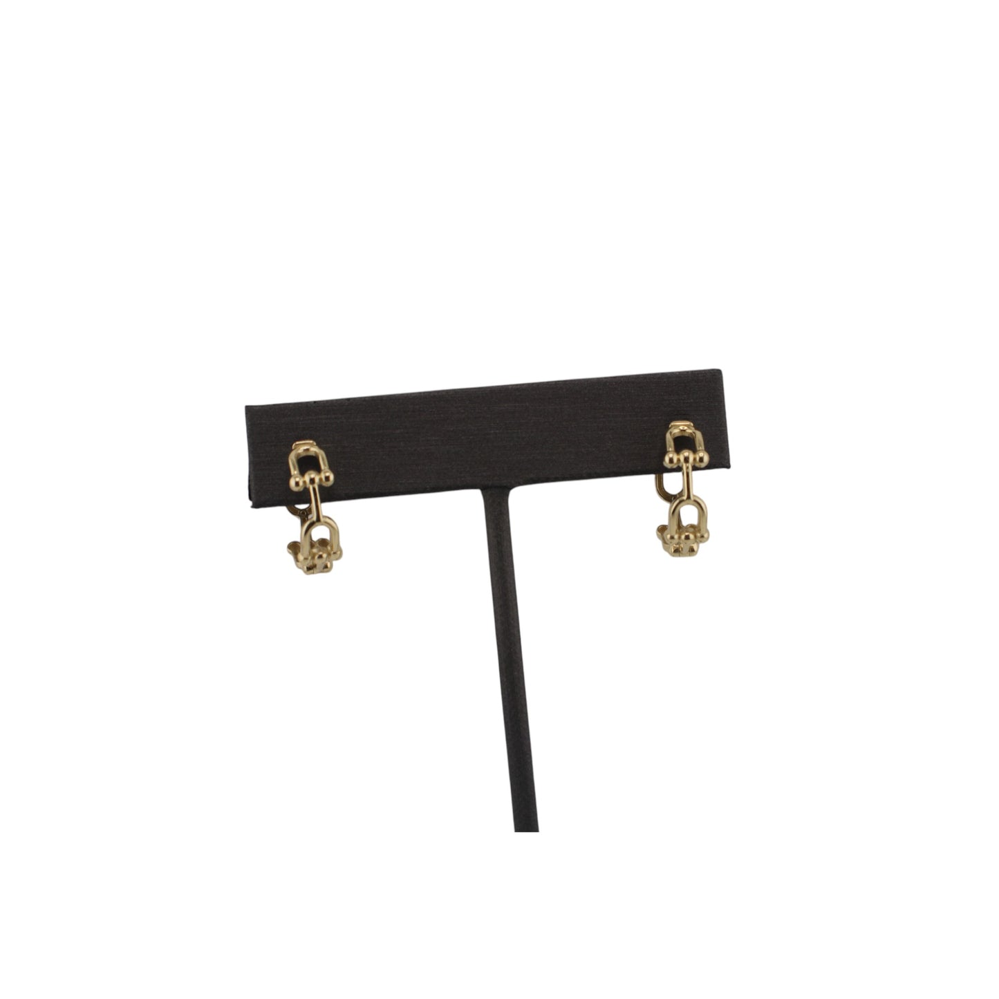 14KT Solid Yellow Gold Hoops Fancy Style Earrings