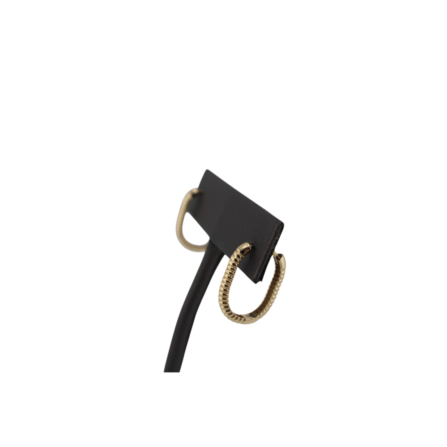 14KT Solid Yellow Gold Hoops Style 10.mm Earrings