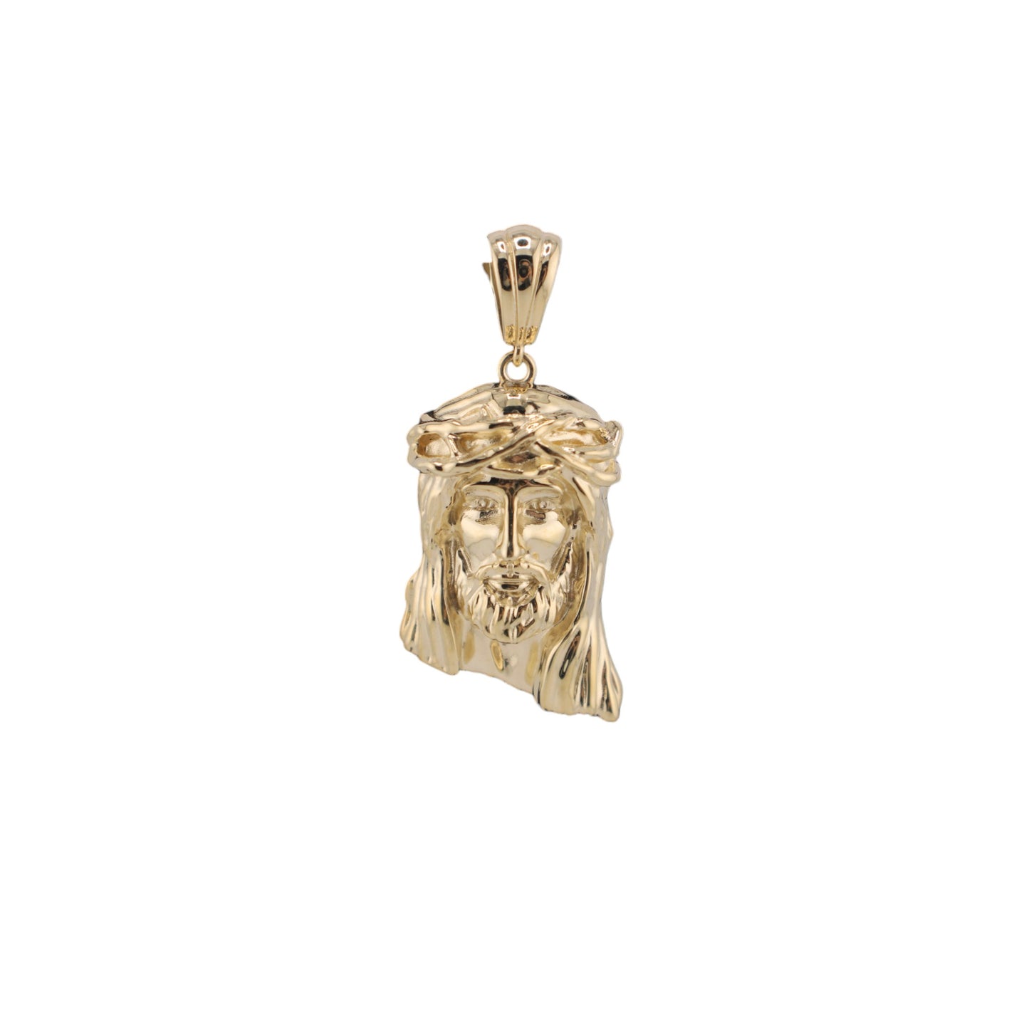 14KT Yellow Semi-Solid Gold 54mm Crist Pendant