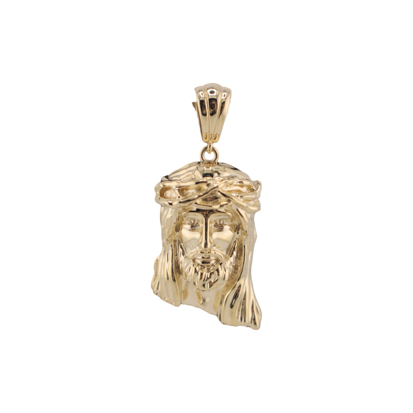 14KT Yellow Semi-Solid Gold 54mm Crist Pendant