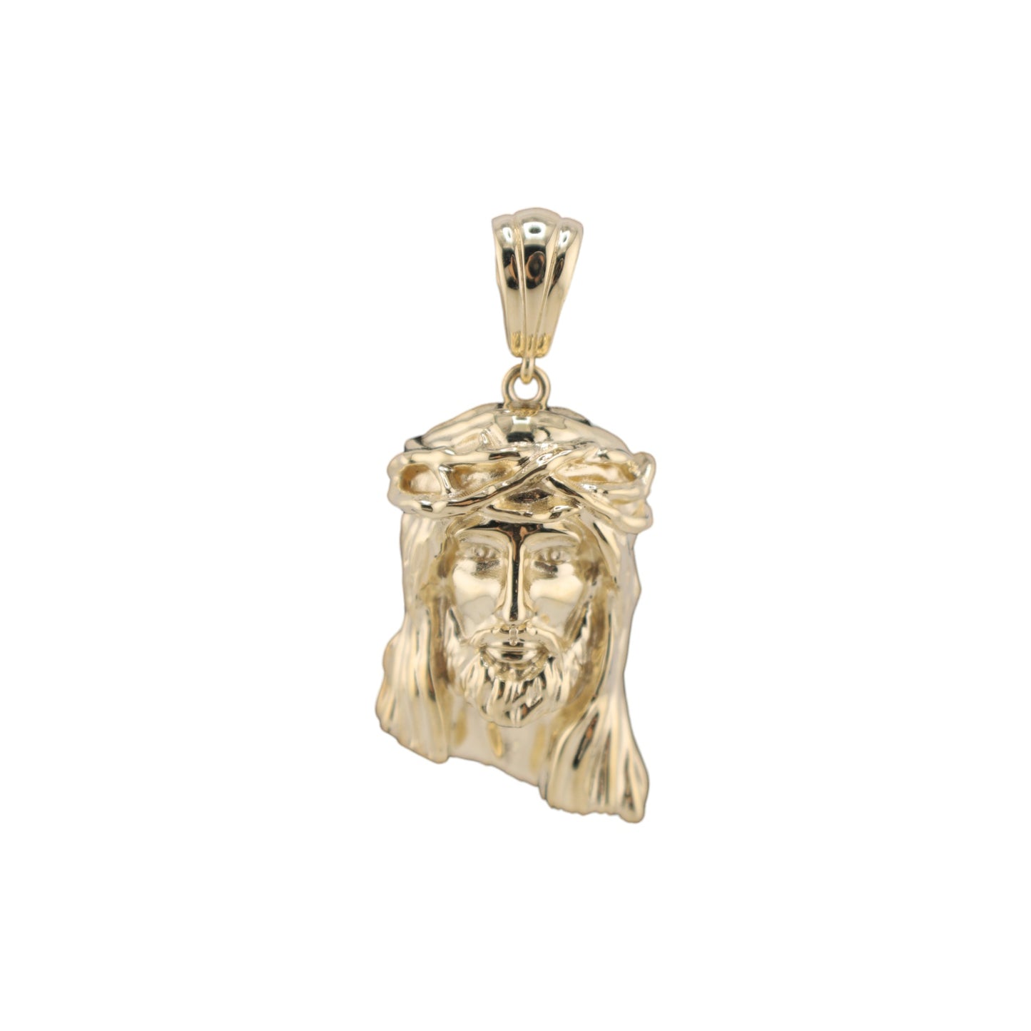 14KT Yellow Semi-Solid Gold 54mm Crist Pendant