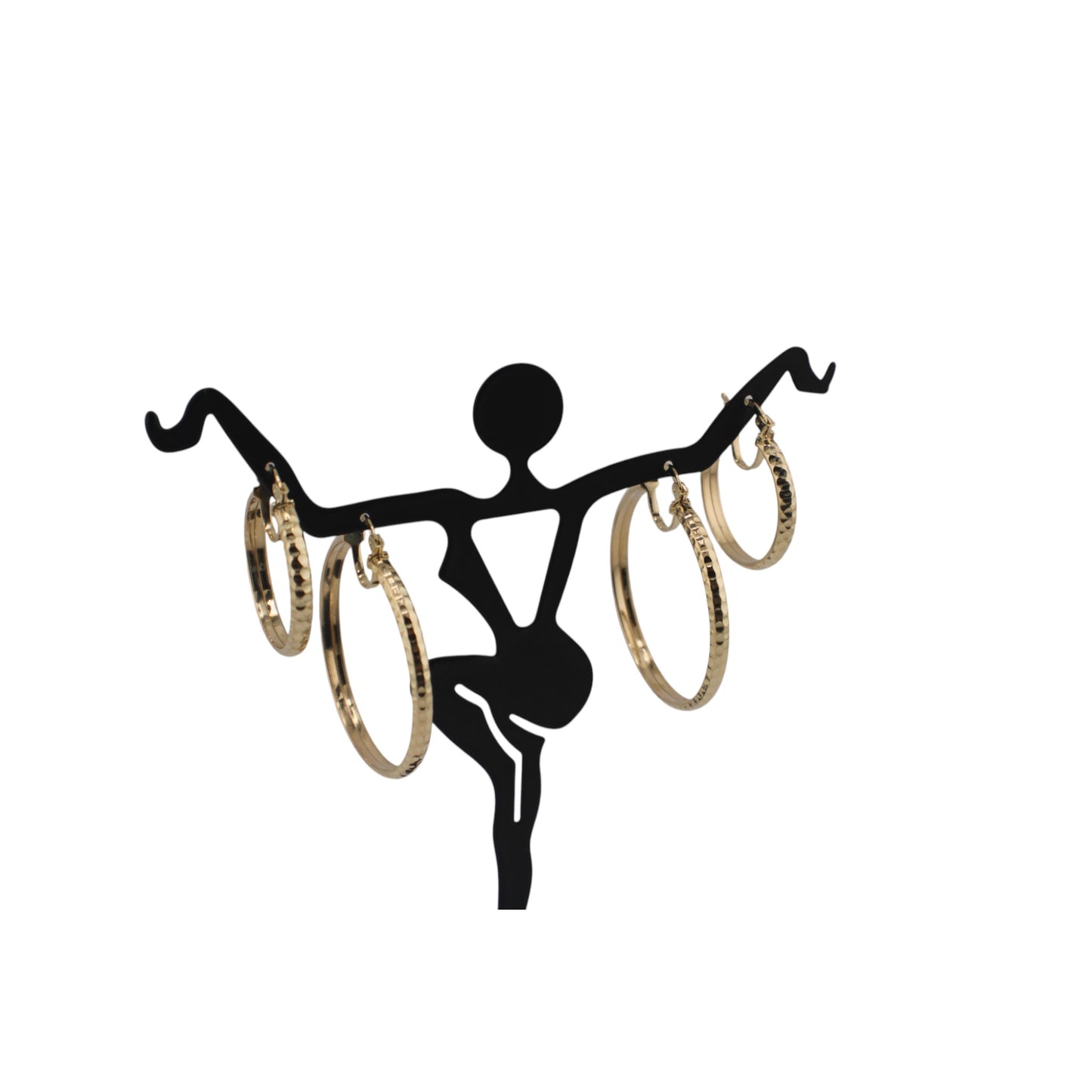 14KT Yellow Gold New Round Hoops Earrings