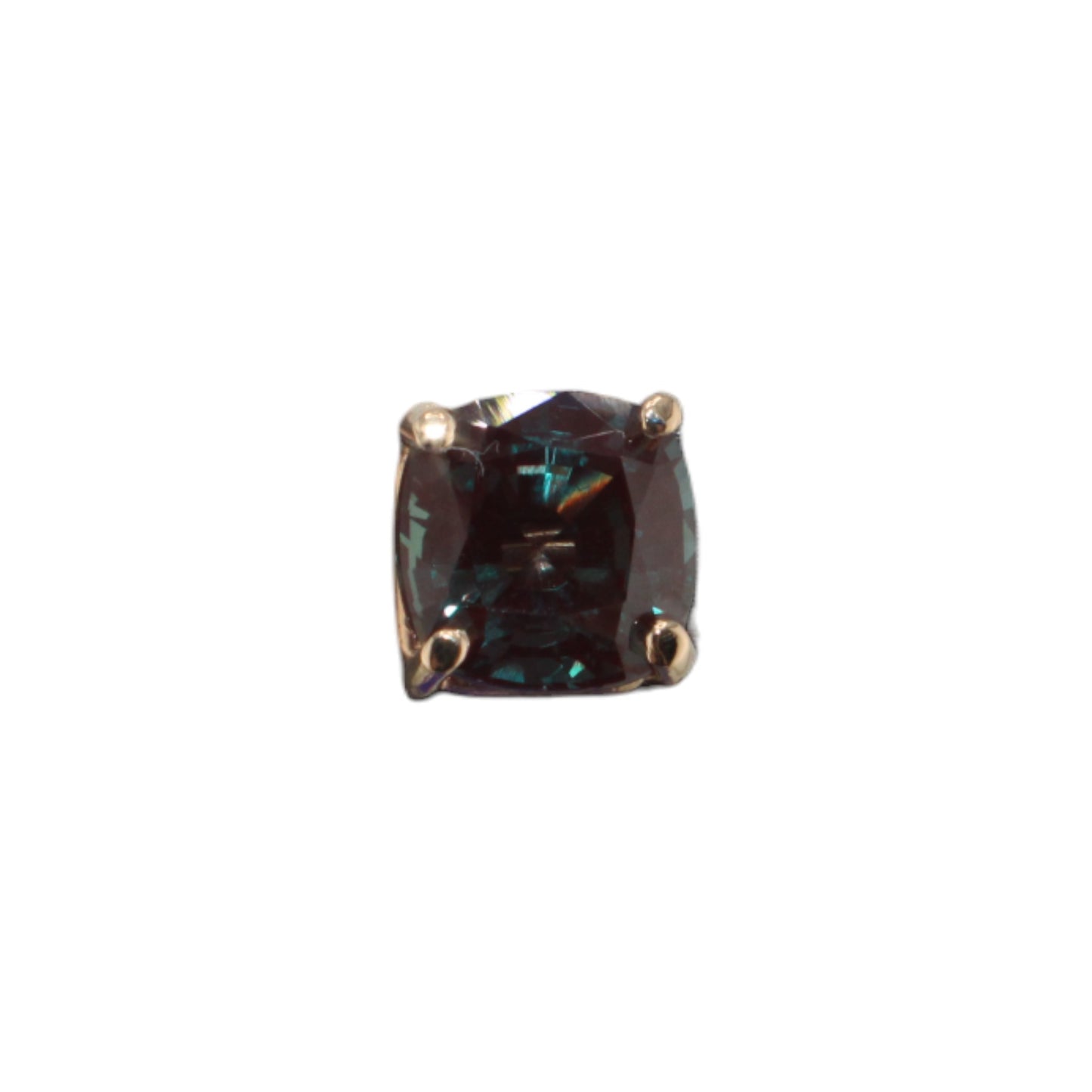 14KT Yellow Gold 5.70cttw Alexandrite Recrys Studs Earrings