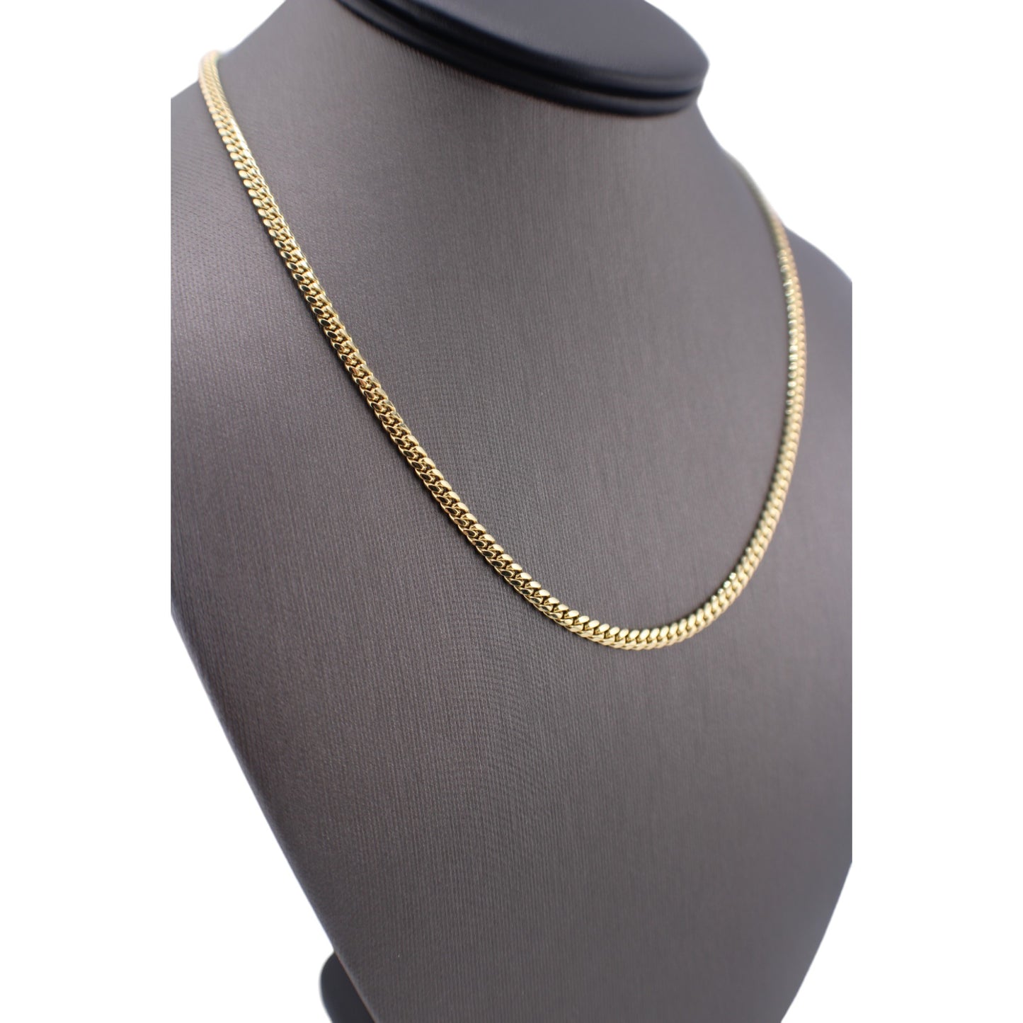 14KT Yellow Solid Cuban Link Gold Chain