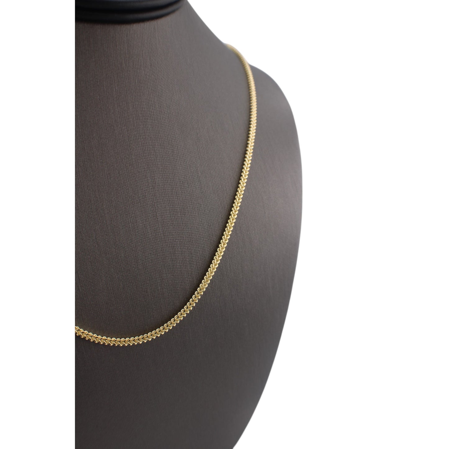 14KT Yellow Solid Gold Franco Cut Chain