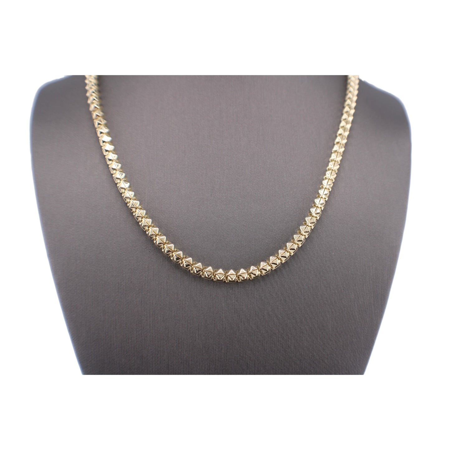 14KT Yellow Semi-Solid Venetian Link Gold Chain.