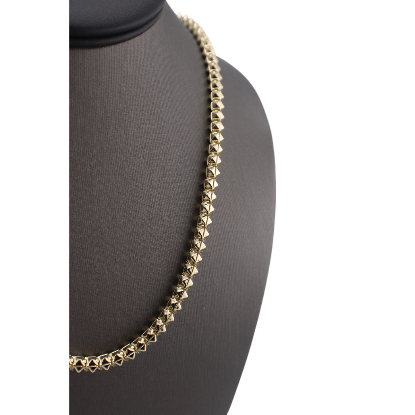14KT Yellow Semi-Solid Venetian Link Gold Chain.