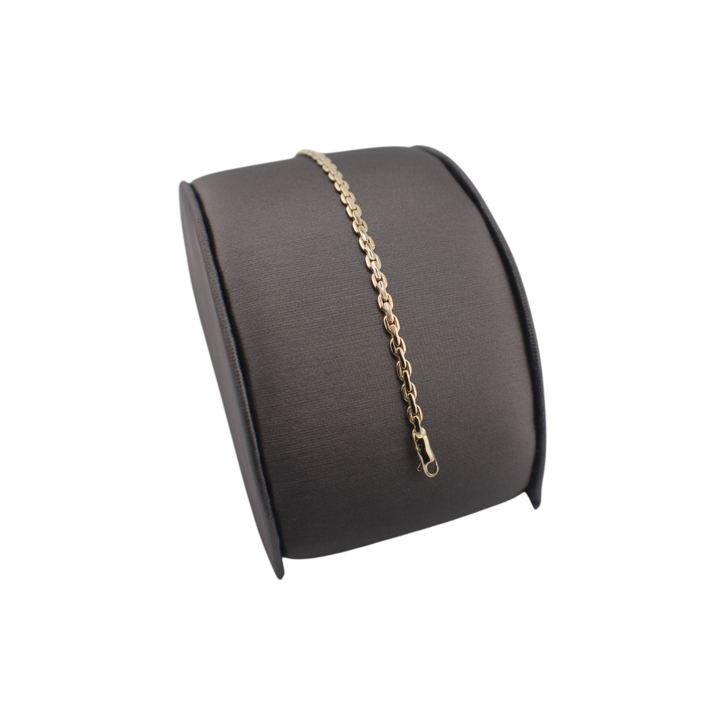 14KT Yellow Gold Semi-Solid Fancy Link Bracelets