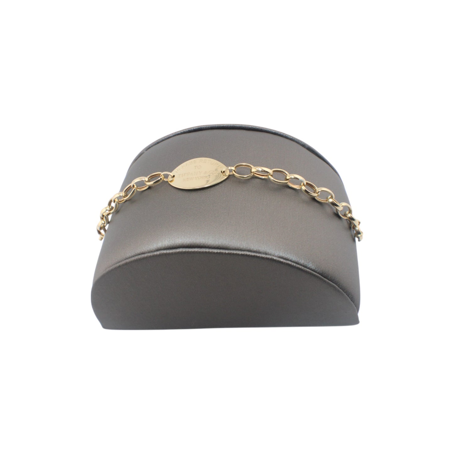 14KT Yellow Gold Semi-Solid Bracelets With Engraving Paper Clip Link