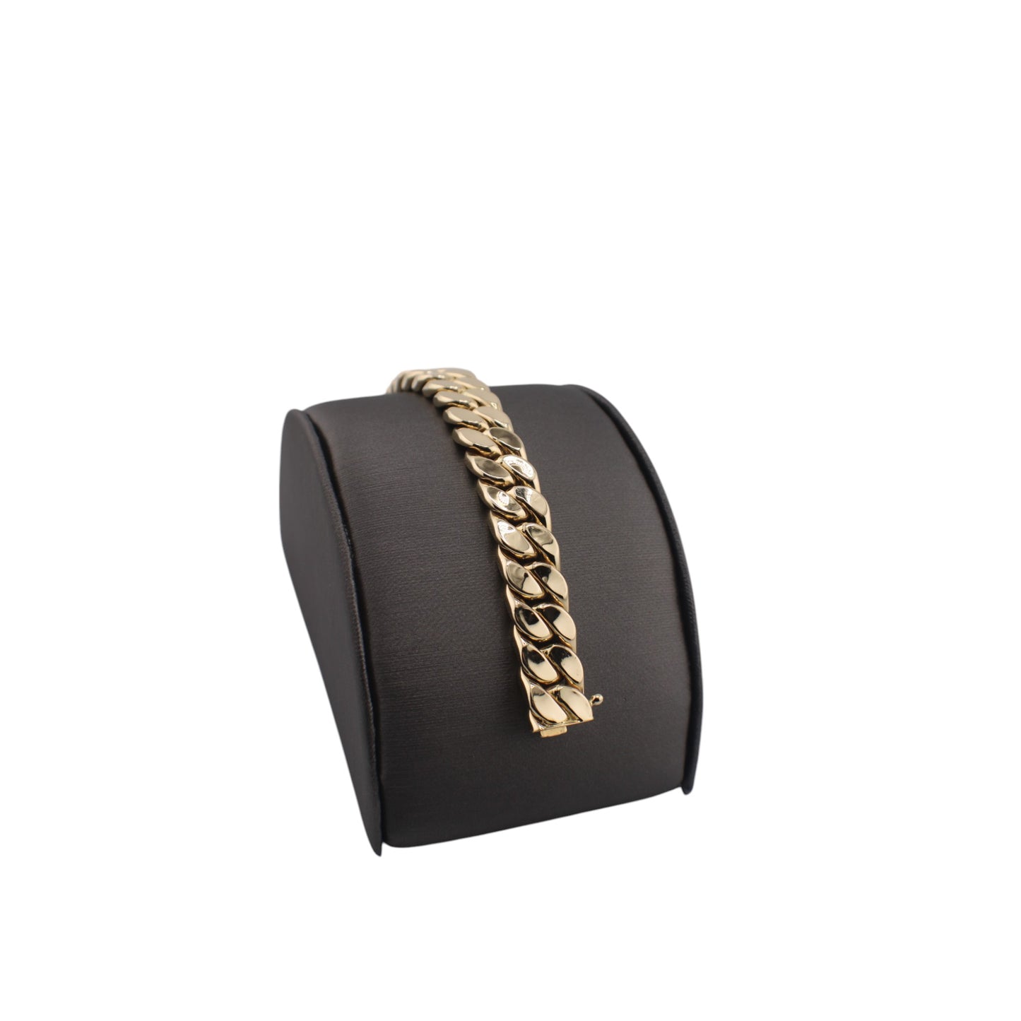 14KT Yellow Gold Semi-Solid Cuban Link Bracelets