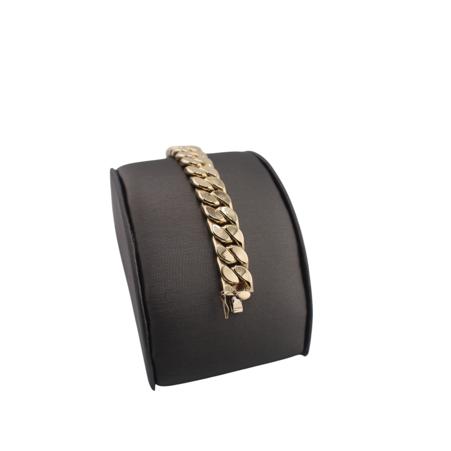 14KT Yellow Gold Semi-Solid Cuban Link Bracelets