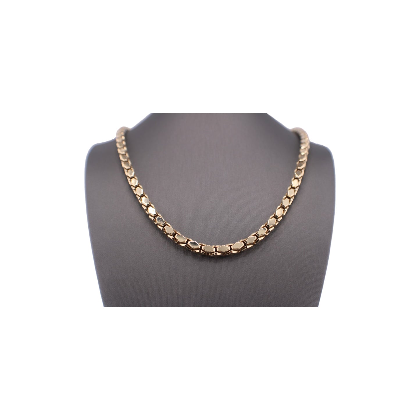 14KT Yellow Gold Fancy Italian Link Chain.