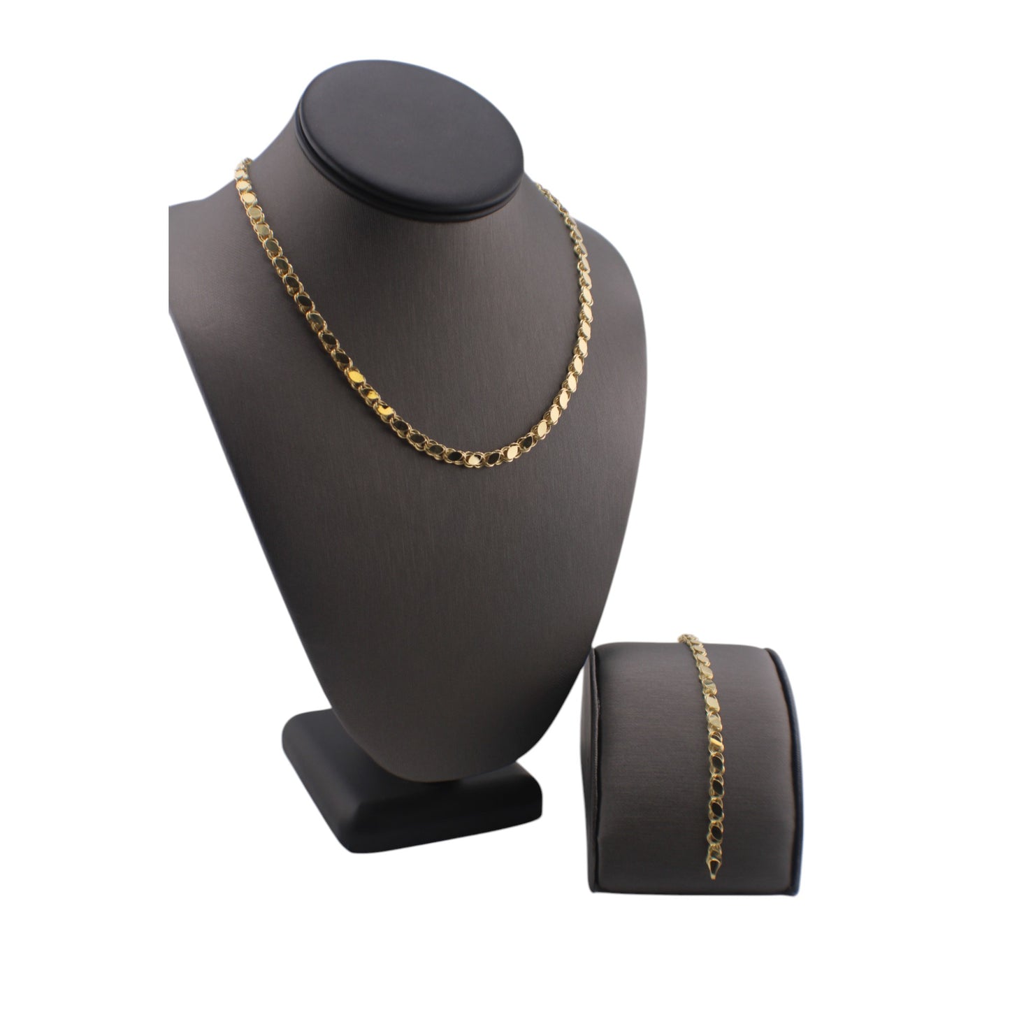 14KT Yellow Semi-Solid Gold Fancy Italian Cut Chain