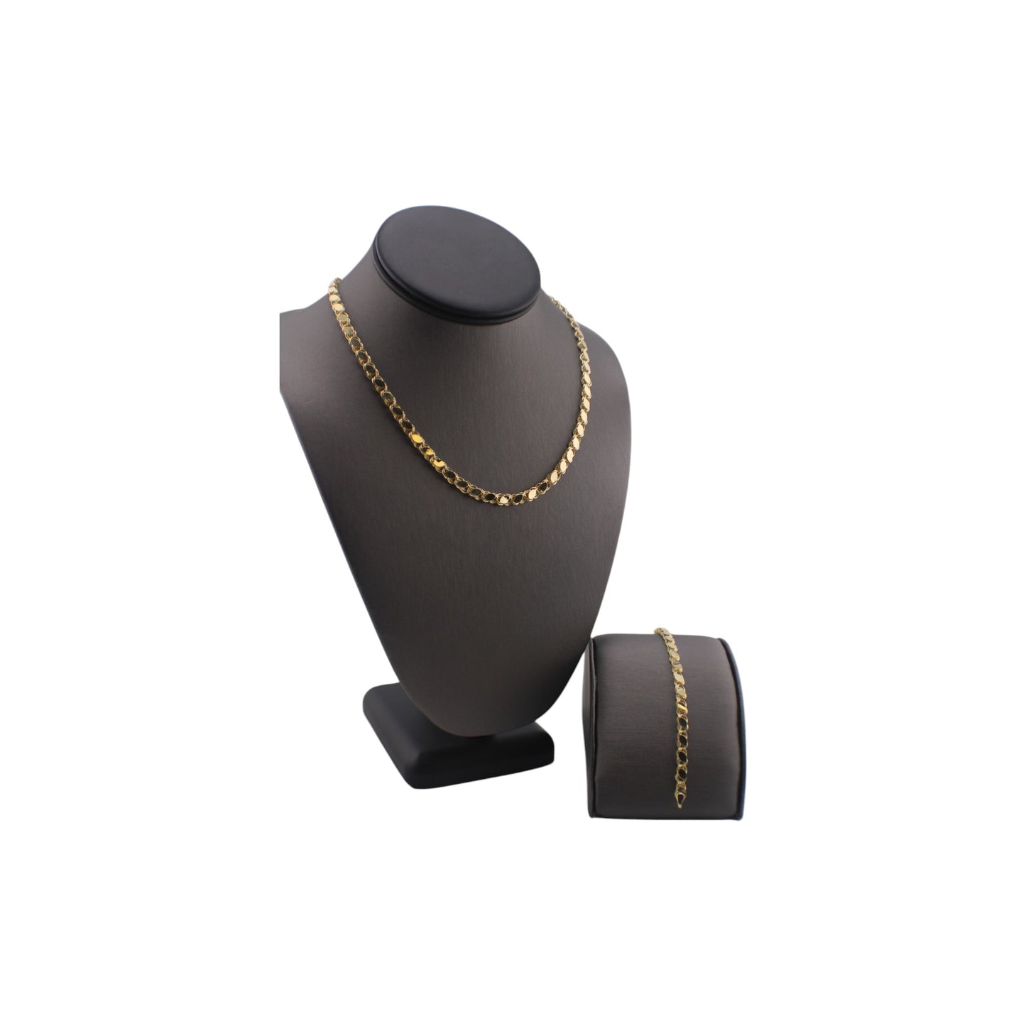 14KT Yellow Semi-Solid Gold Fancy Italian Cut Chain