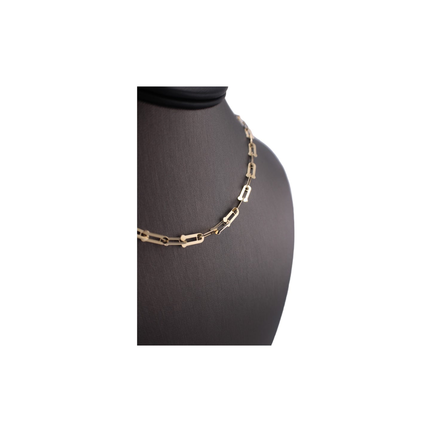 14KT Yellow Gold Solid Fancy Flat-T Link Chain