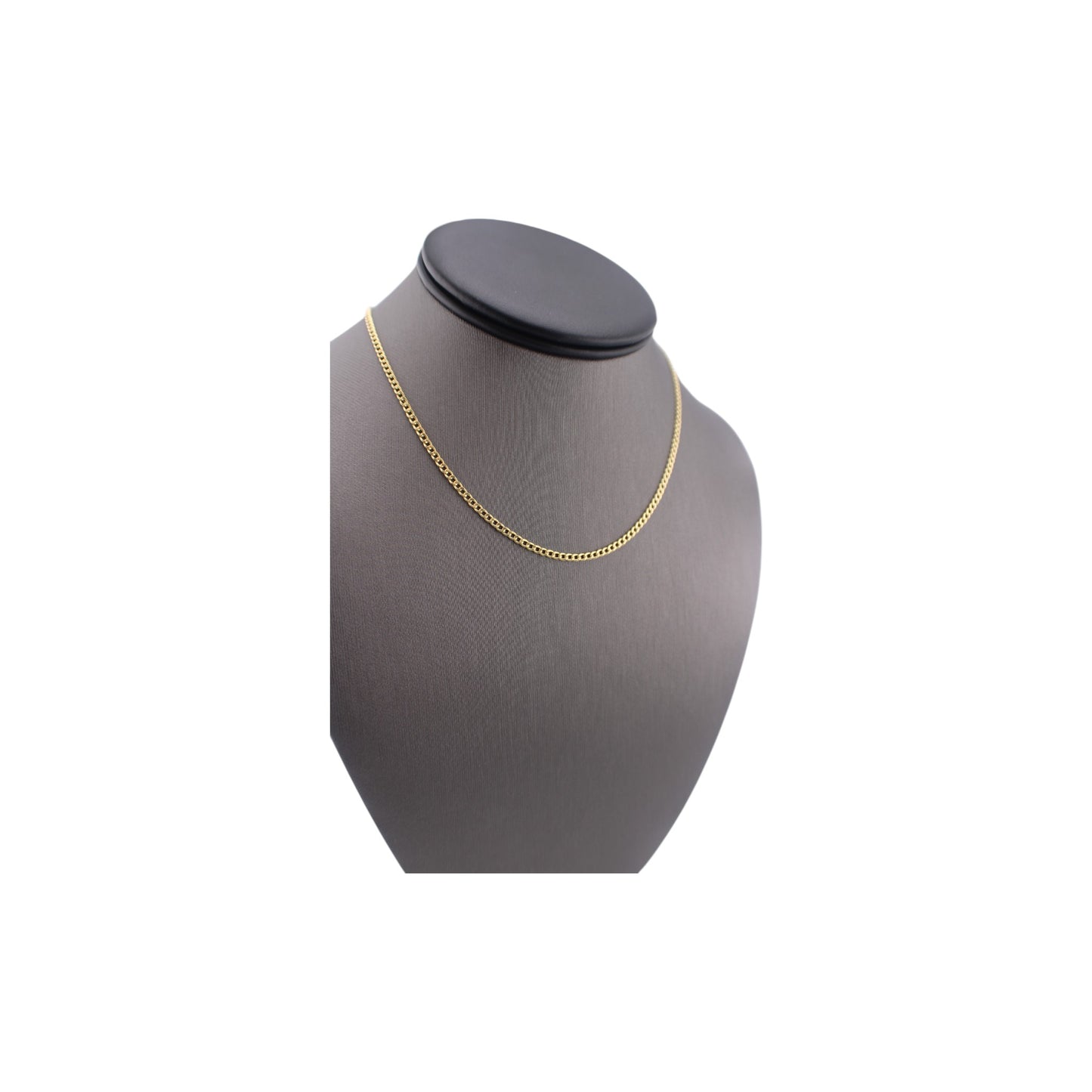 14KT Yellow Semi-Solid Baby Cuban Link Gold Chain