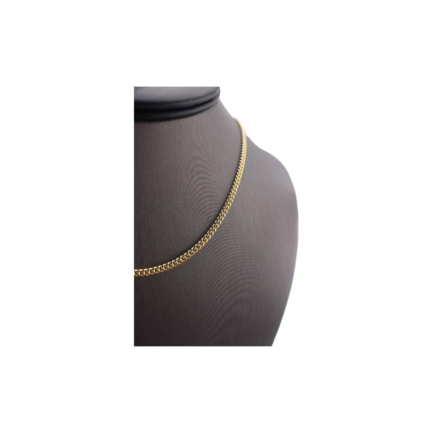 14KT Yellow Semi-Solid Baby Cuban Link Gold Chain