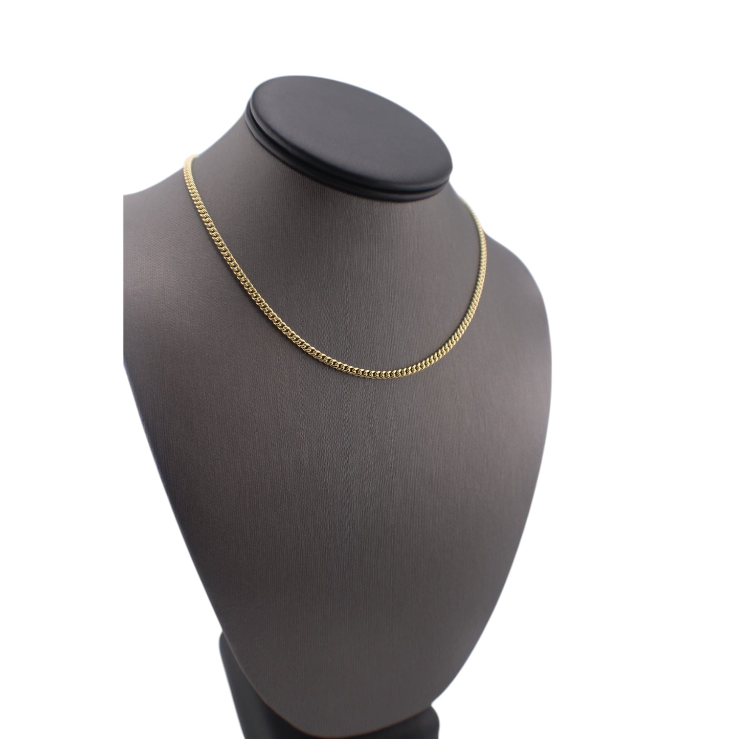 14KT Yellow Semi-Solid Baby Cuban Link Gold Chain