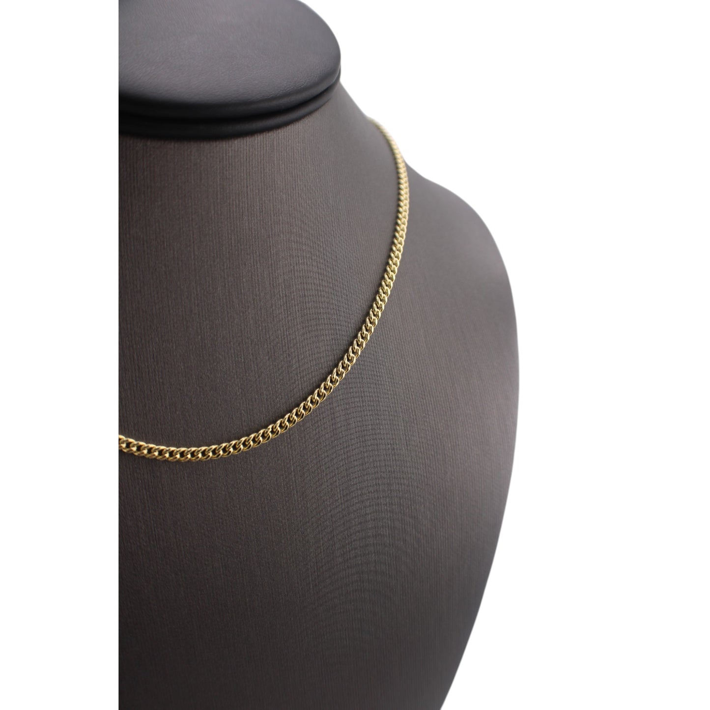 14KT Yellow Semi-Solid Baby Cuban Link Gold Chain