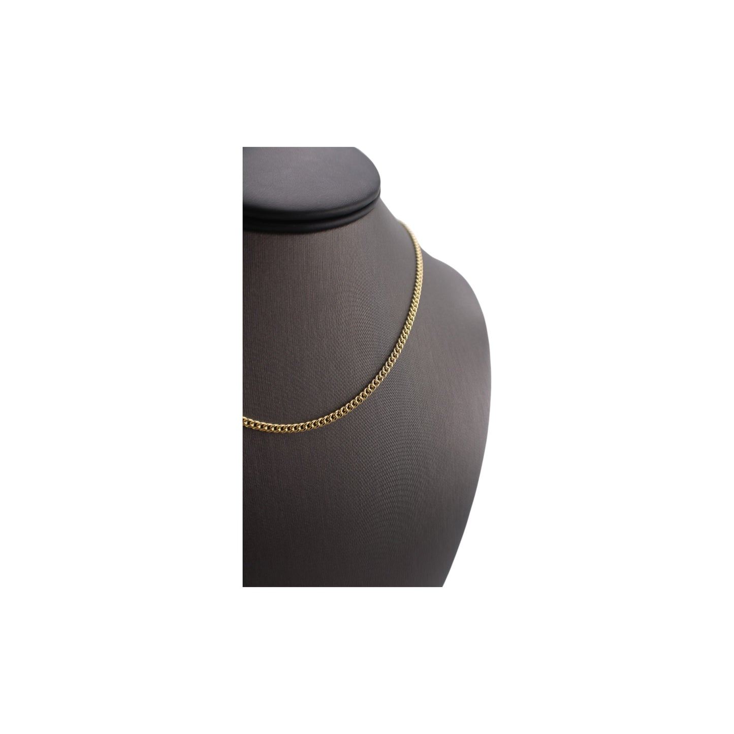 14KT Yellow Semi-Solid Baby Cuban Link Gold Chain