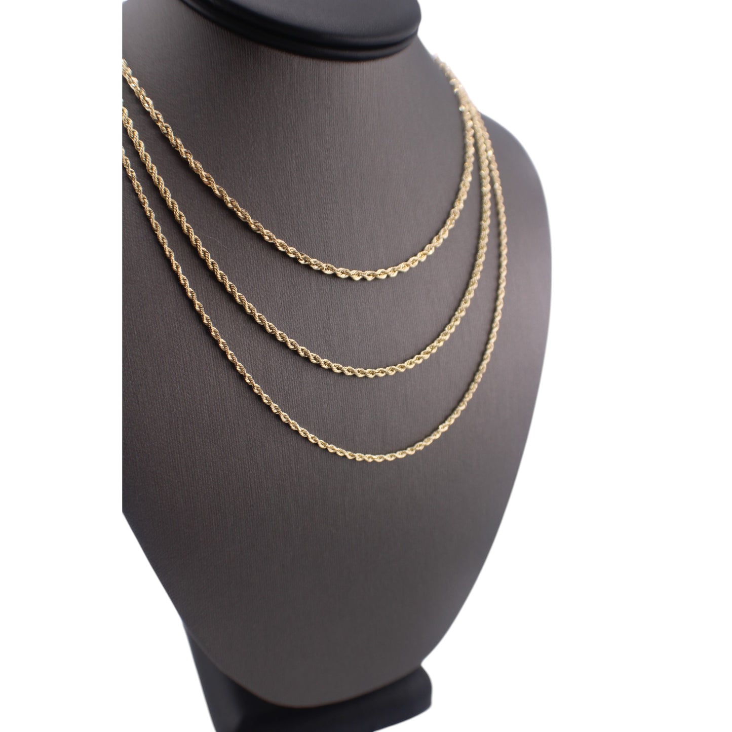 10KT Yellow Gold Italian Rope-Link Chain