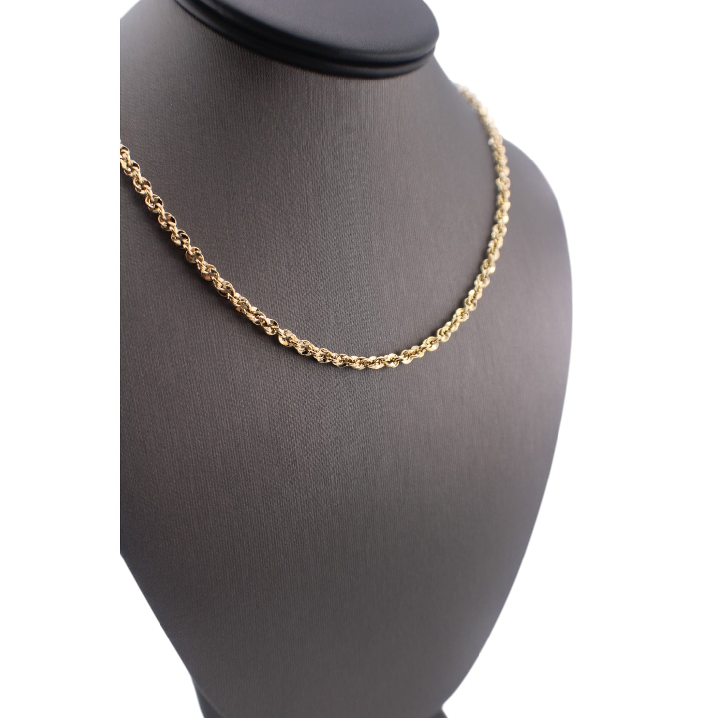 10KT Yellow Gold Italian Rope-Link Chain