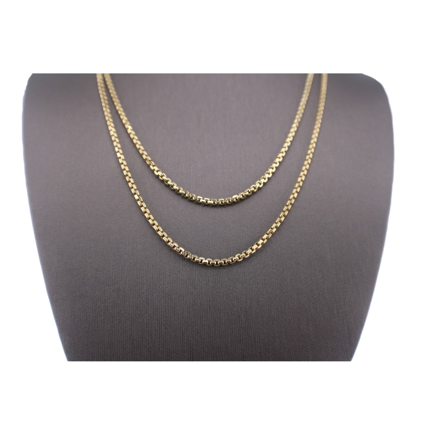 10KT Yellow Gold Fancy Italian Round-Link 2.5mm Chain