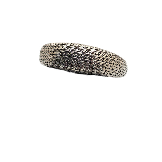 Silver Collection/ W Tulang Naga Ladies' Wide Bali Bangle Bracelet