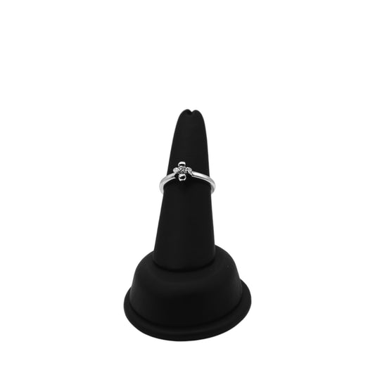 18KT White Gold 0.35cttw & White Wedding Diamond Ring