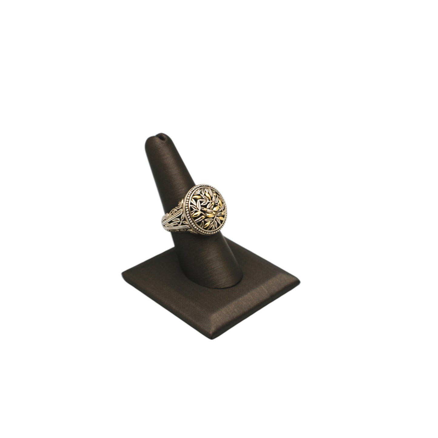 Bali Silver Collection W/18KT Gold Leaf Bali Ring