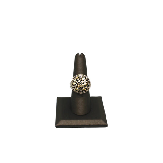 Bali Silver Collection W/18KT Gold Leaf Bali Ring