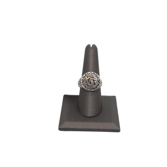 Bali Silver Collection W/18KT Splash Mermaid Bali Ring