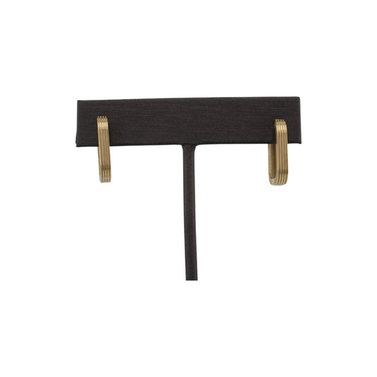 14KT Yellow Gold Square 15mm Hoops Earrings