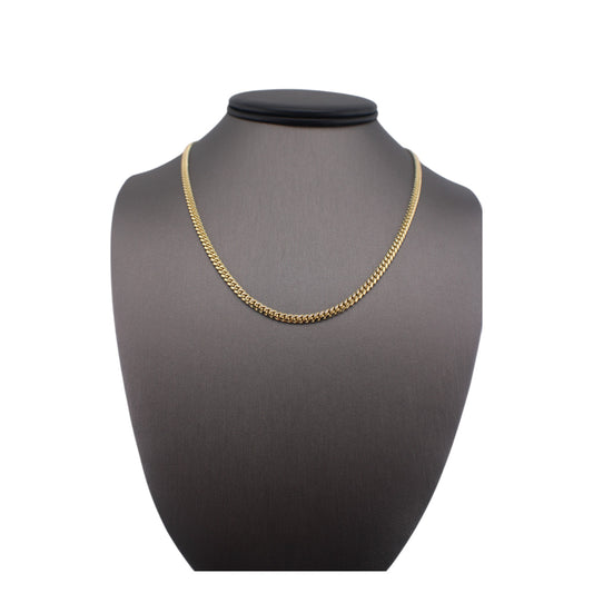 14KT Yellow Solid Cuban Link Gold Chain
