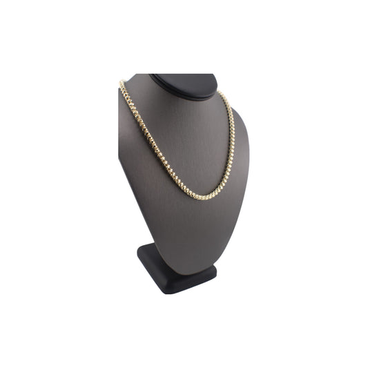 14KT Yellow Semi-Solid Venetian Link Gold Chain.