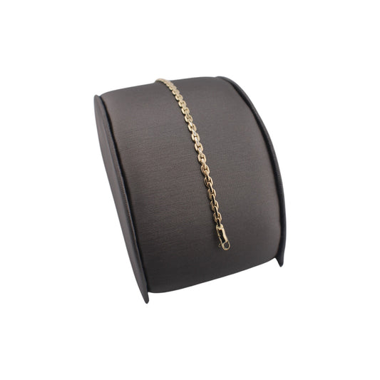 14KT Yellow Gold Semi-Solid Fancy Link Bracelets