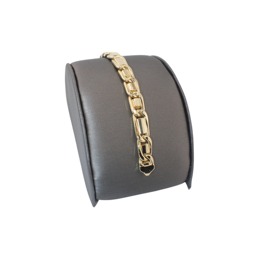 14KT Yellow Gold Semi-Solid Italian Link Bracelets