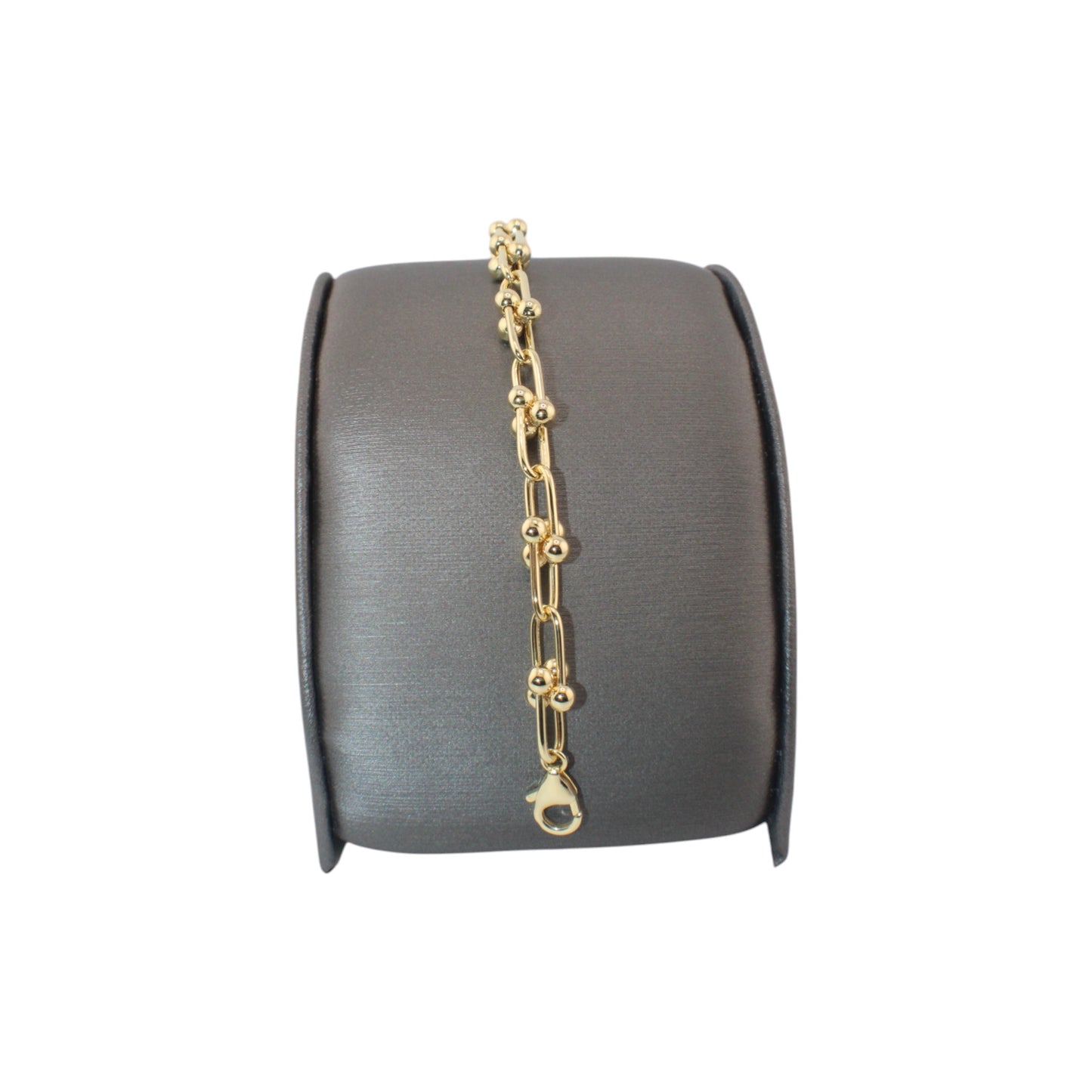 14KT Yellow Semi-Solid Gold Fancy Link Chain