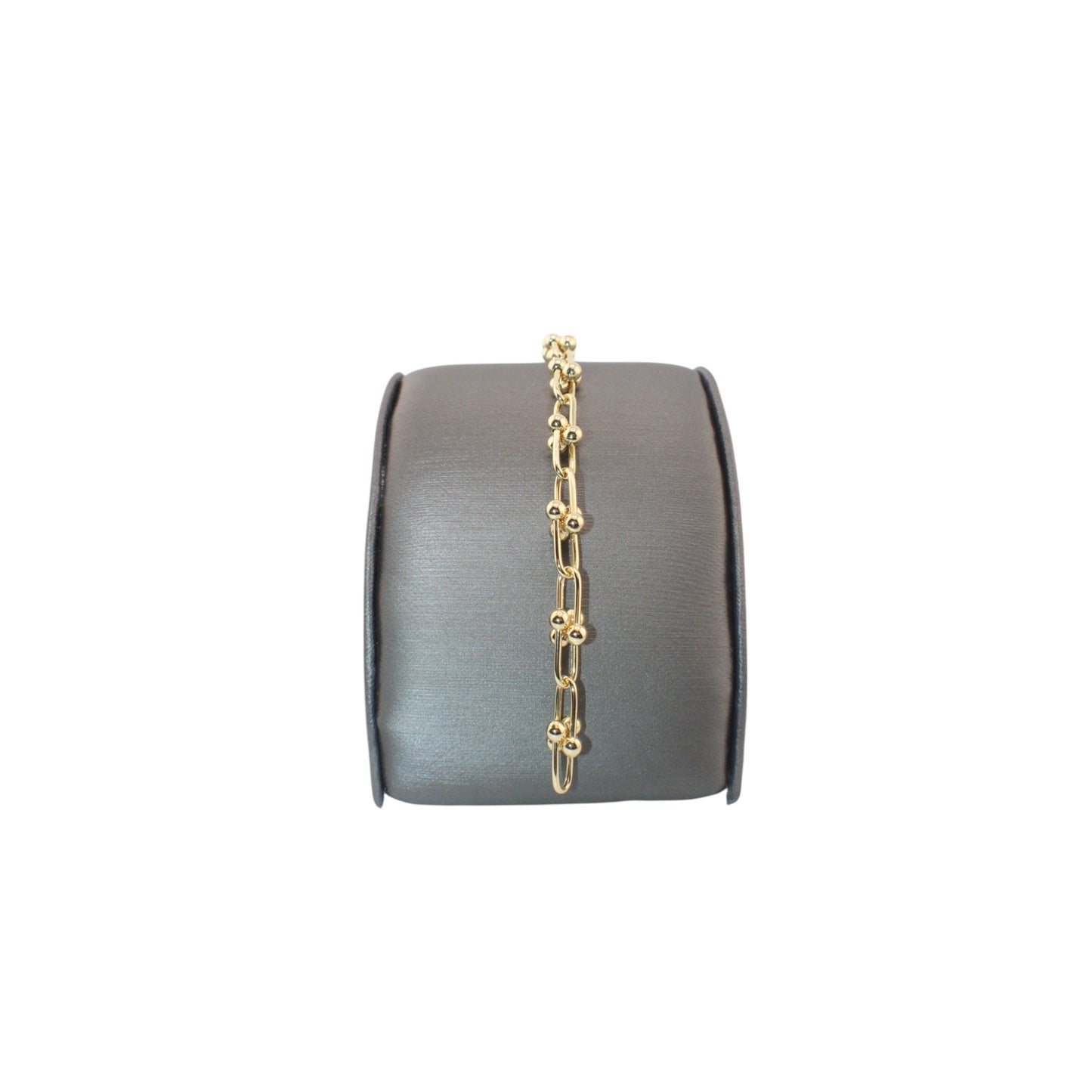 14KT Yellow Semi-Solid Gold Fancy Link Chain