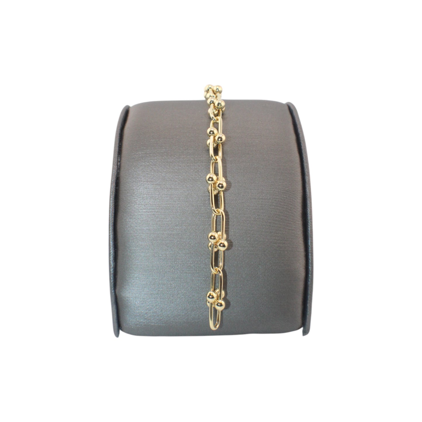 14KT Yellow Semi-Solid Gold Fancy Link Chain