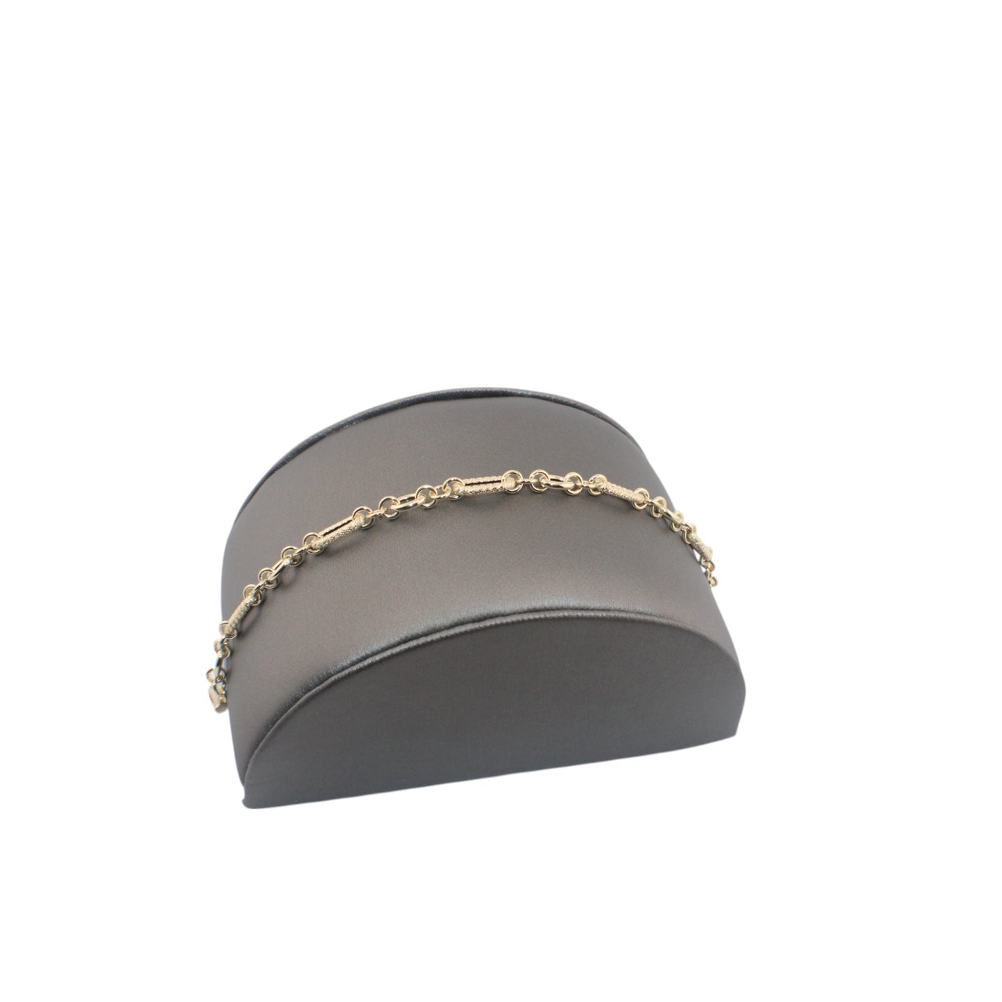 14KT Yellow Gold Semi-Solid Paper-Clip Link Bracelets