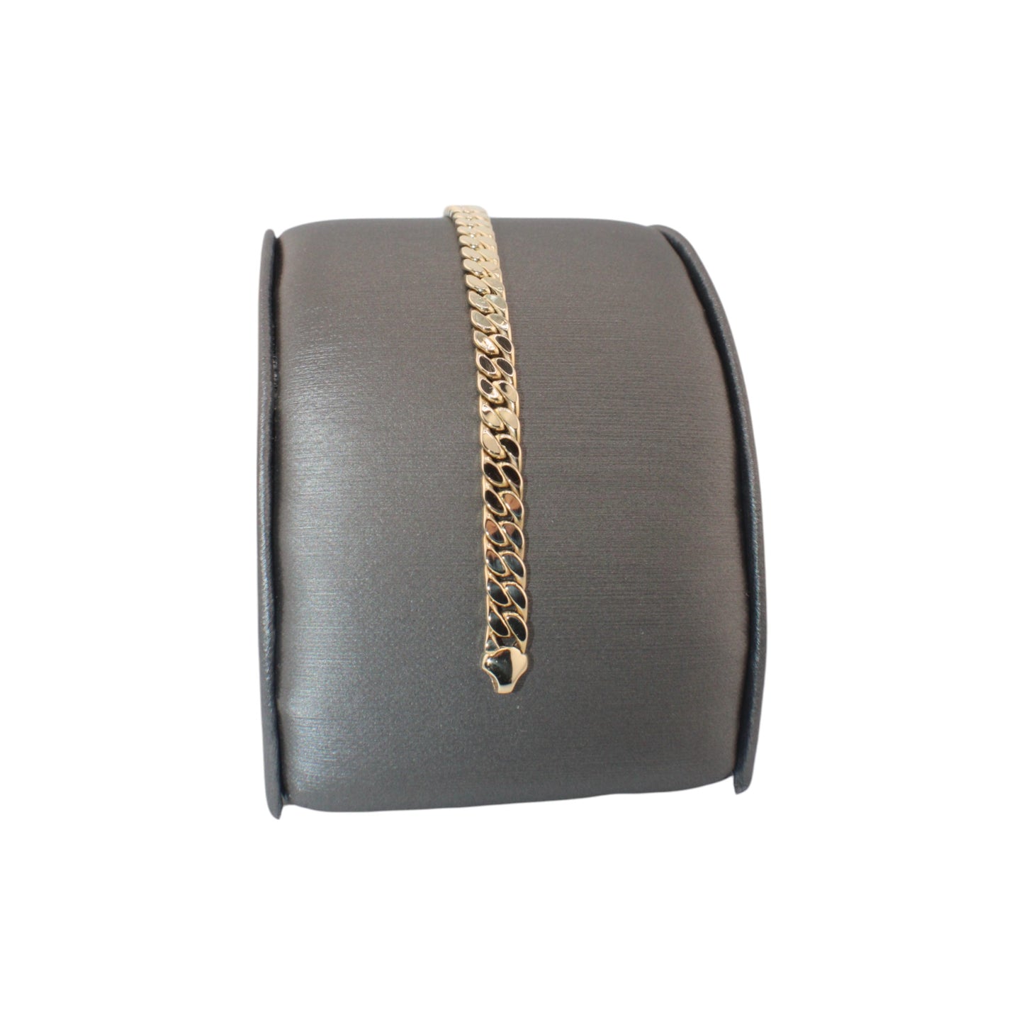 14KT Yellow Gold Semi-Solid Cuban Link Bracelets