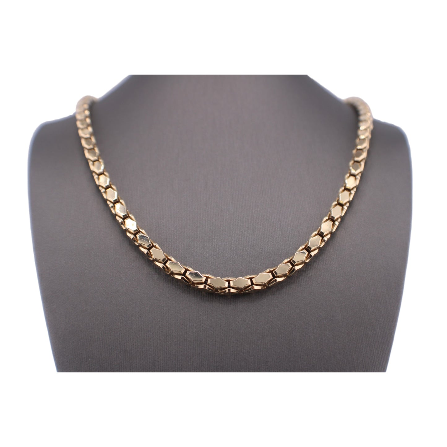 14KT Yellow Gold Fancy Italian Link Chain.
