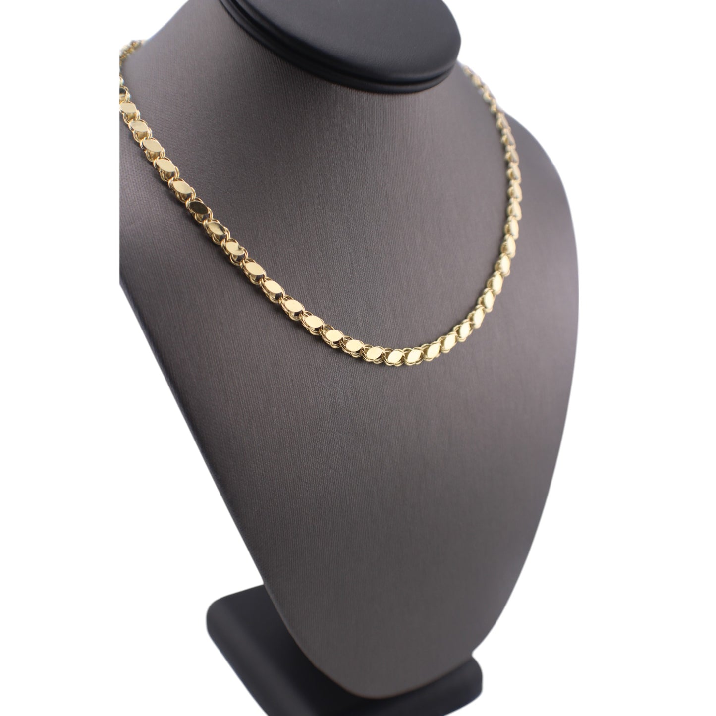 14KT Yellow Semi-Solid Gold Fancy Italian Cut Chain